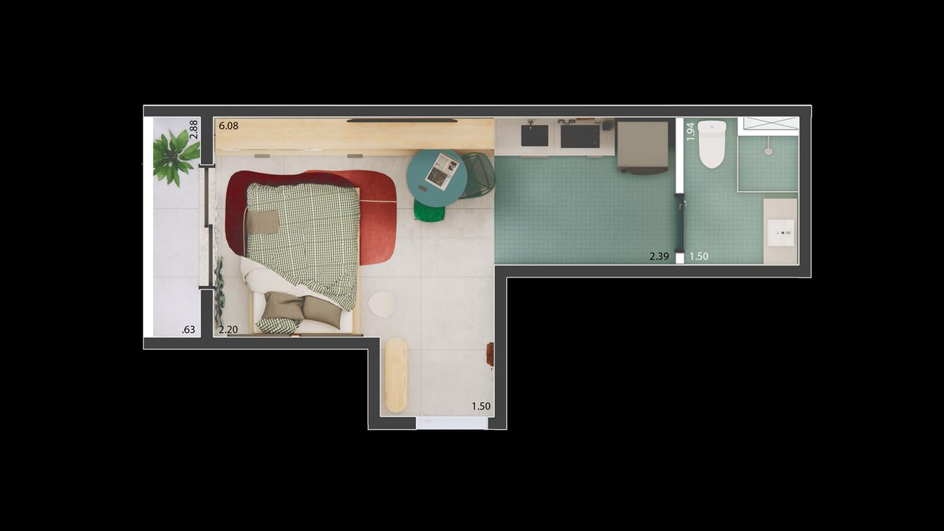 Casa, 1 quarto, 1445 m² - Foto 24