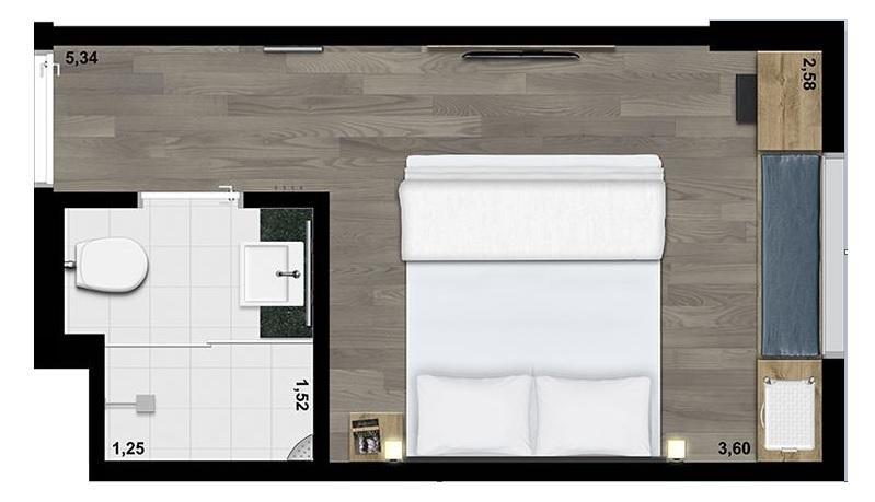 Apartamento, 1 quarto, 2527 m² - Foto 38
