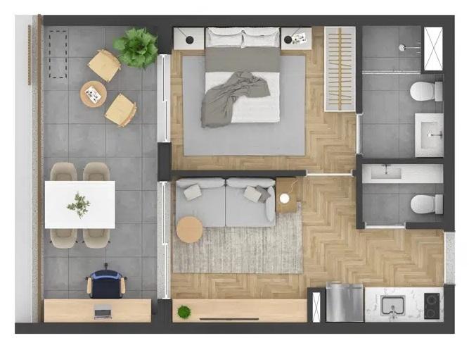 Apartamento, 2 quartos, 2461 m² - Foto 33