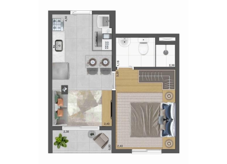 Casa, 1 quarto, 2627 m² - Foto 14