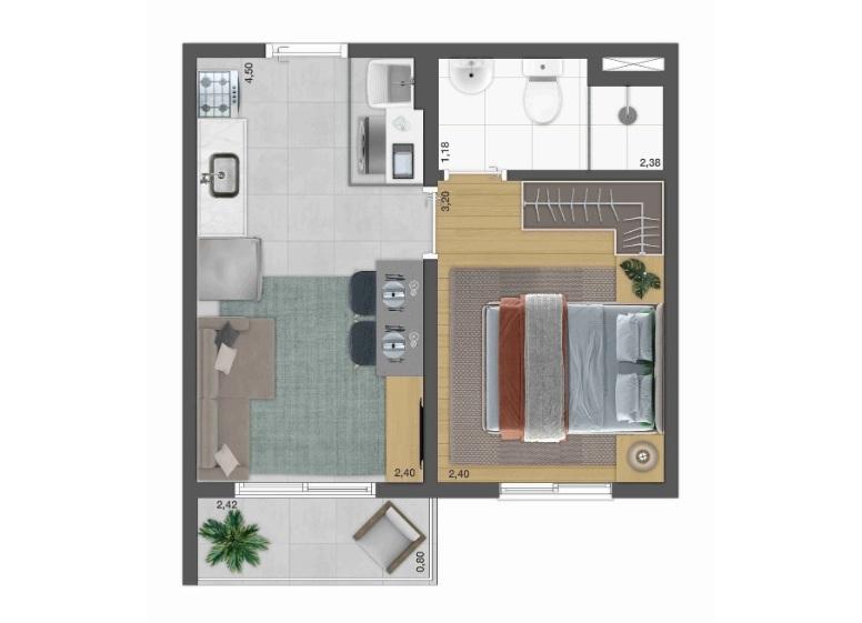 Casa, 1 quarto, 2627 m² - Foto 15