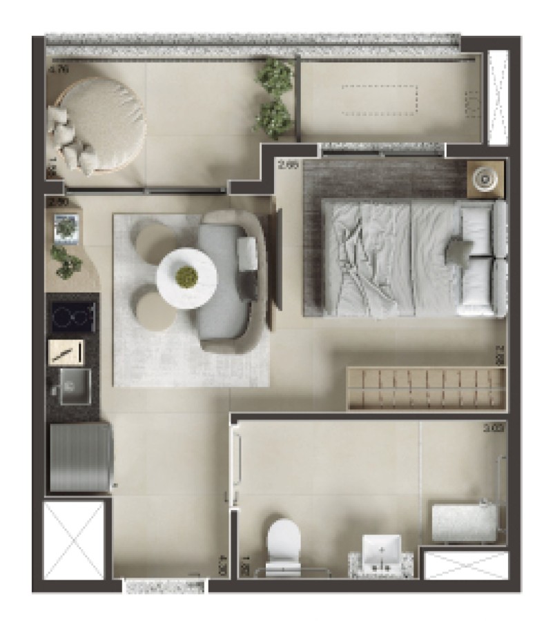 Apartamento, 2 quartos, 2942 m² - Foto 5