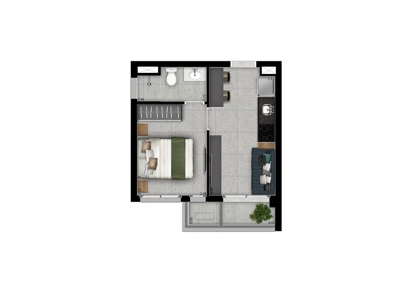 Apartamento, 1 quarto, 2337 m² - Foto 30