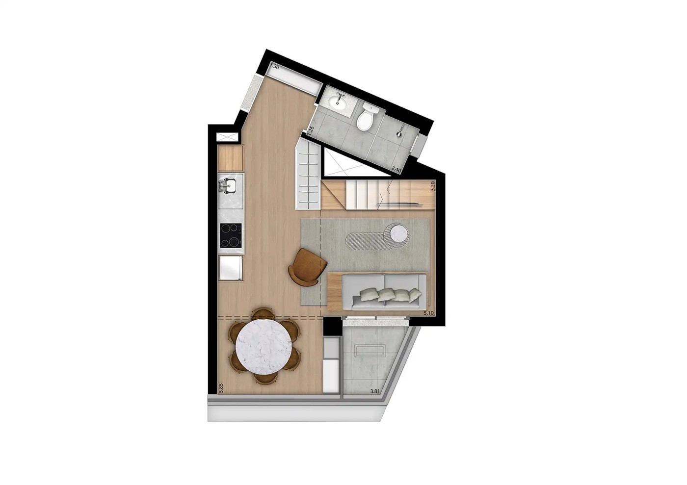 Apartamento, 1 quarto, 2337 m² - Foto 32