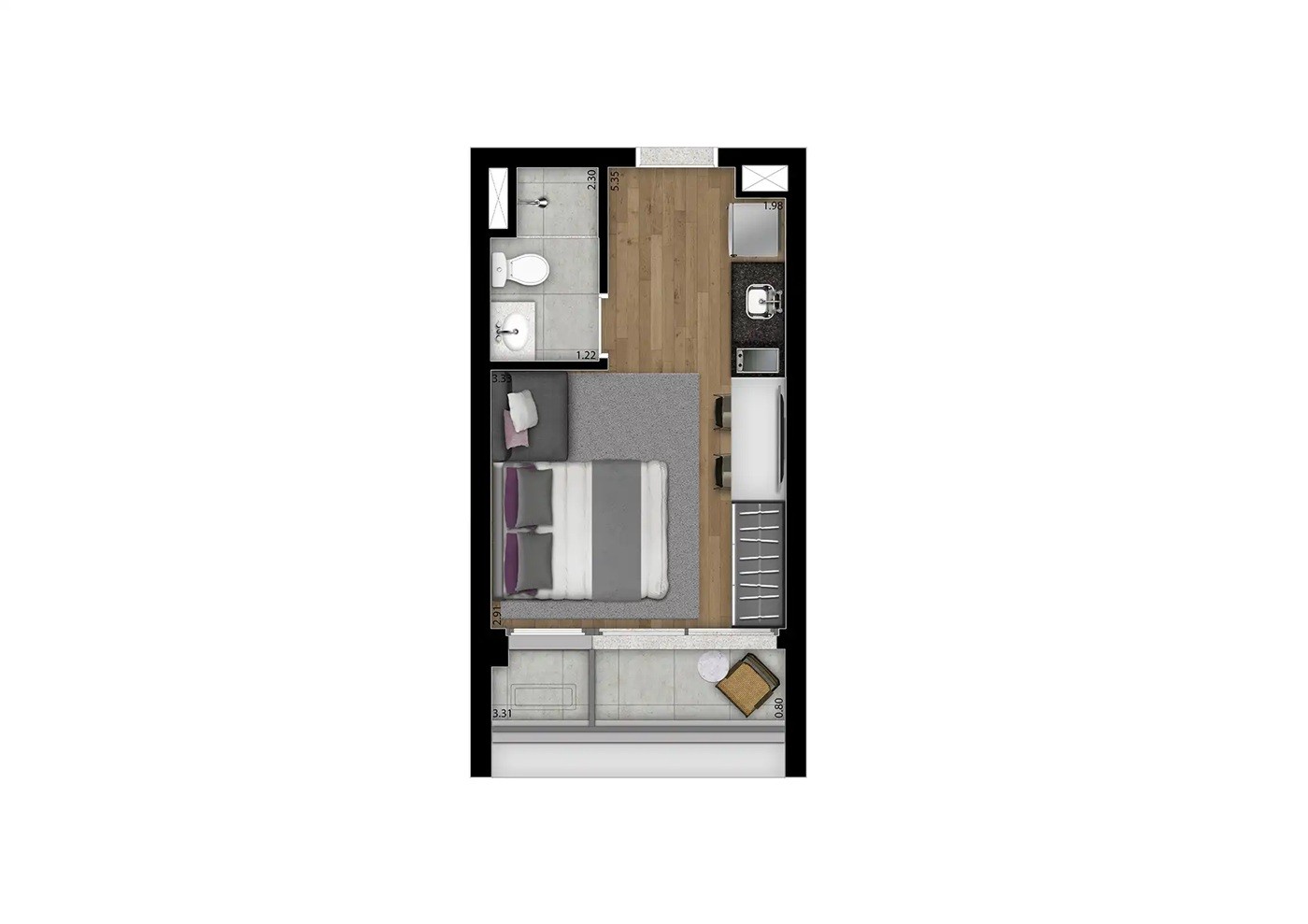 Apartamento, 1 quarto, 2337 m² - Foto 29