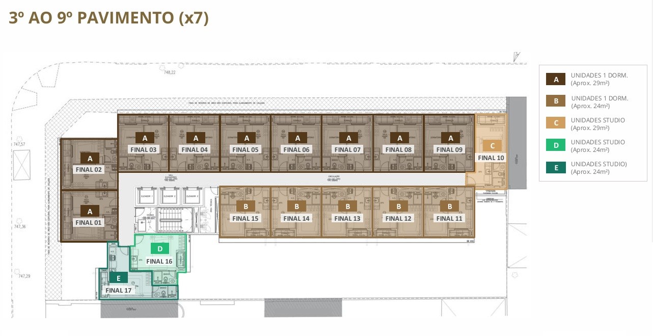 Apartamento, 1 quarto, 2429 m² - Foto 47