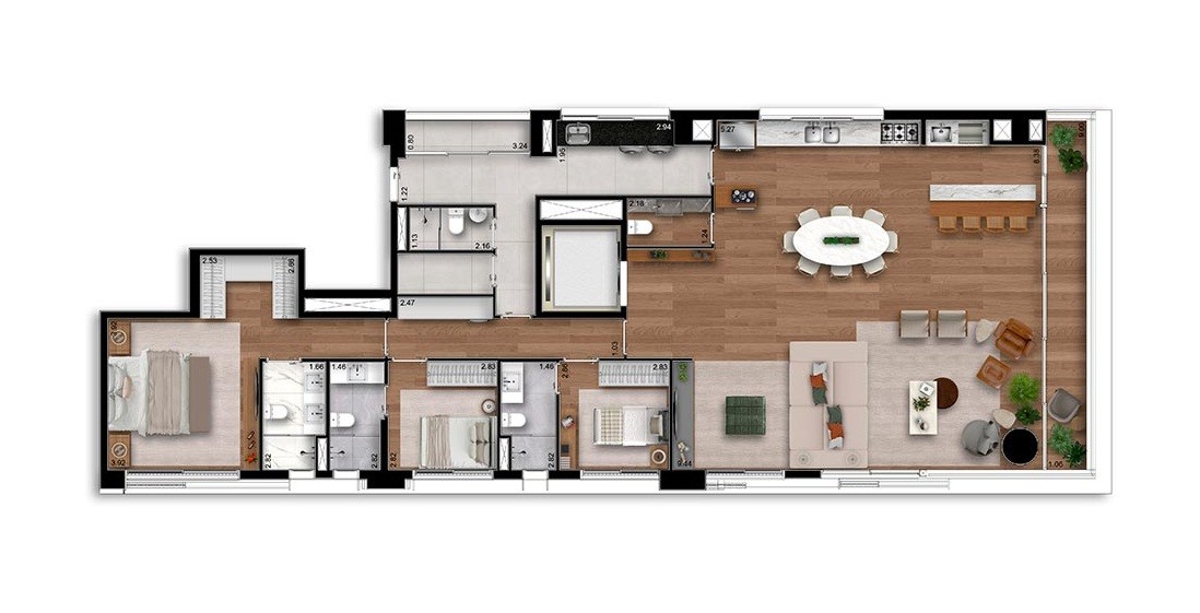 Apartamento, 4 quartos, 105546 m² - Foto 30