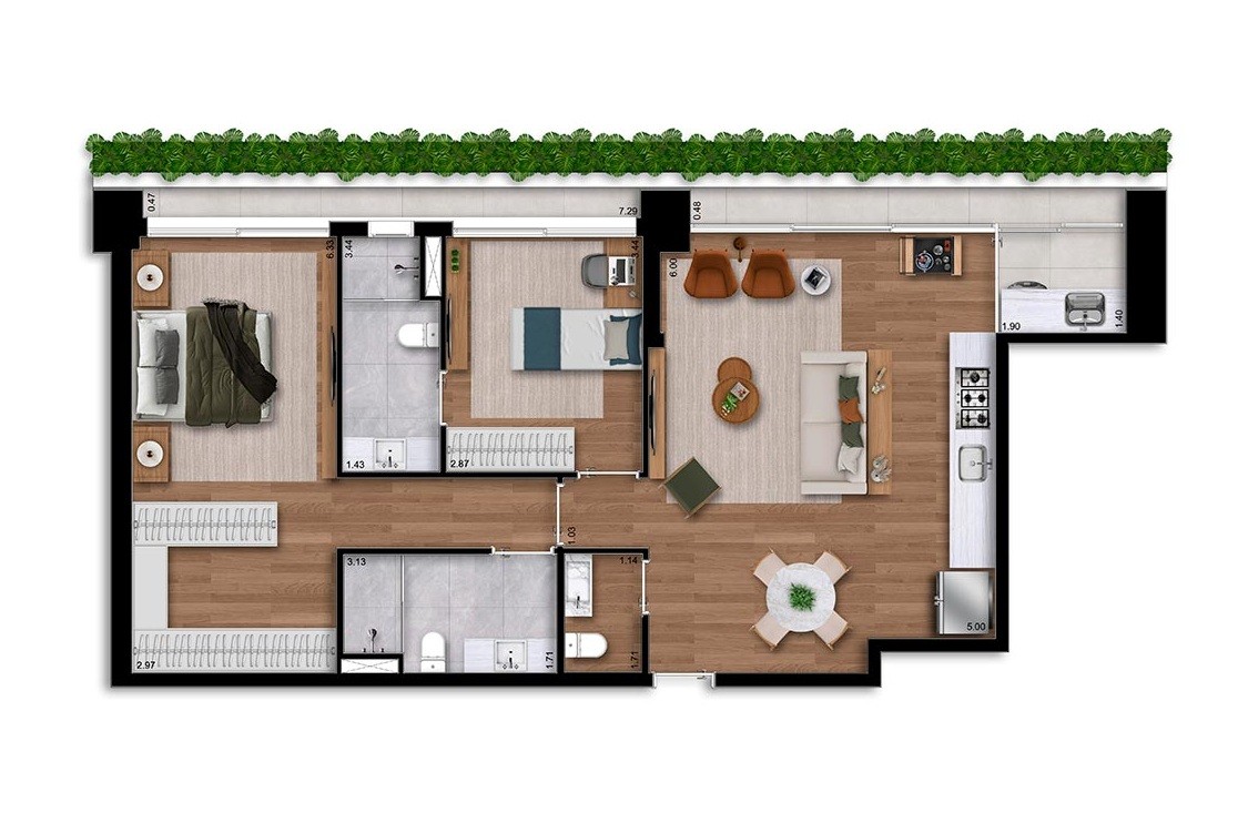 Apartamento, 4 quartos, 105546 m² - Foto 24