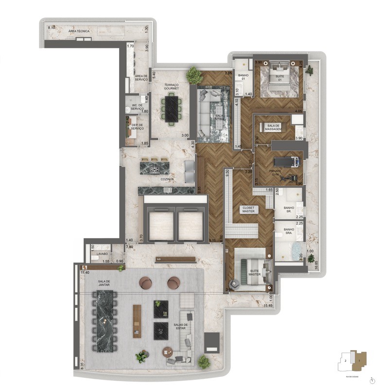 Apartamento, 4 quartos, 348710 m² - Foto 26