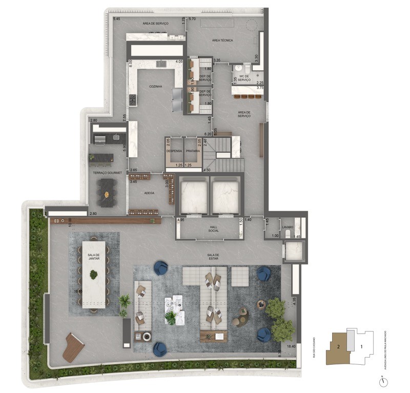Apartamento, 4 quartos, 348710 m² - Foto 39