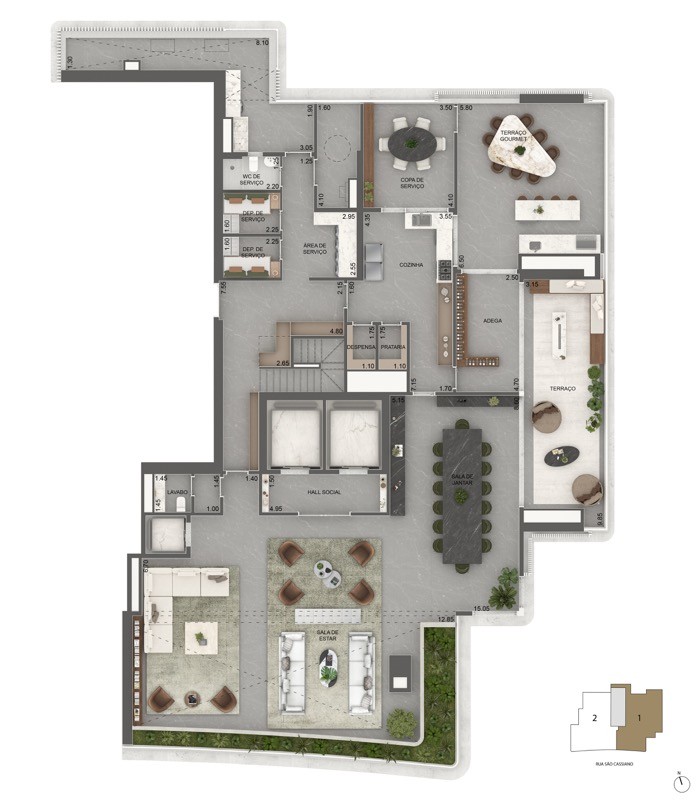 Apartamento, 4 quartos, 348710 m² - Foto 41