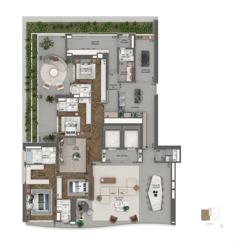 Apartamento, 4 quartos, 348710 m² - Foto 37