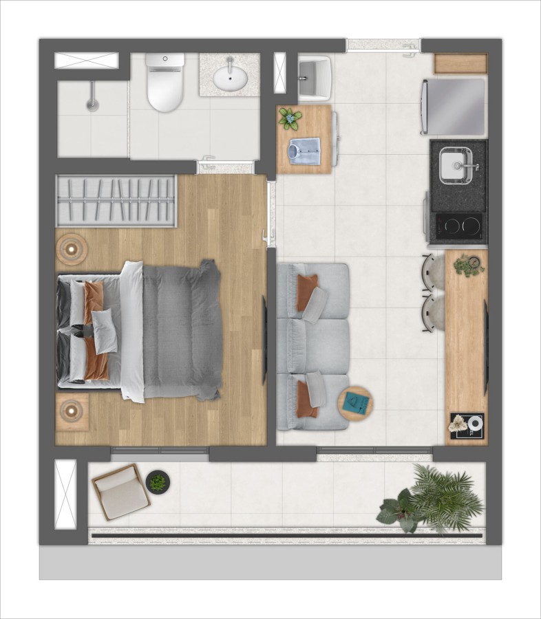 Apartamento, 1 quarto, 2429 m² - Foto 41