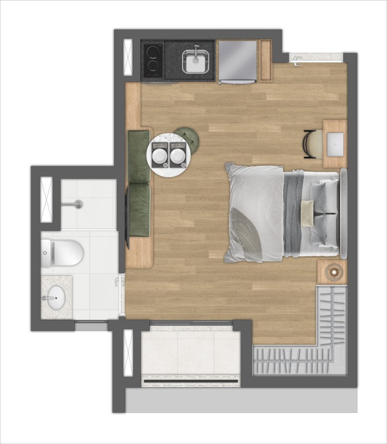 Apartamento, 1 quarto, 2429 m² - Foto 38