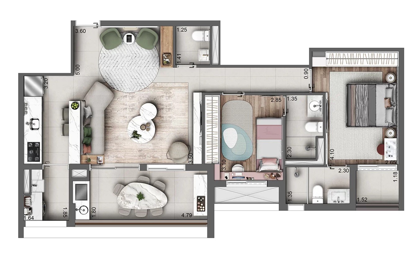 Apartamento, 3 quartos, 2489 m² - Foto 29
