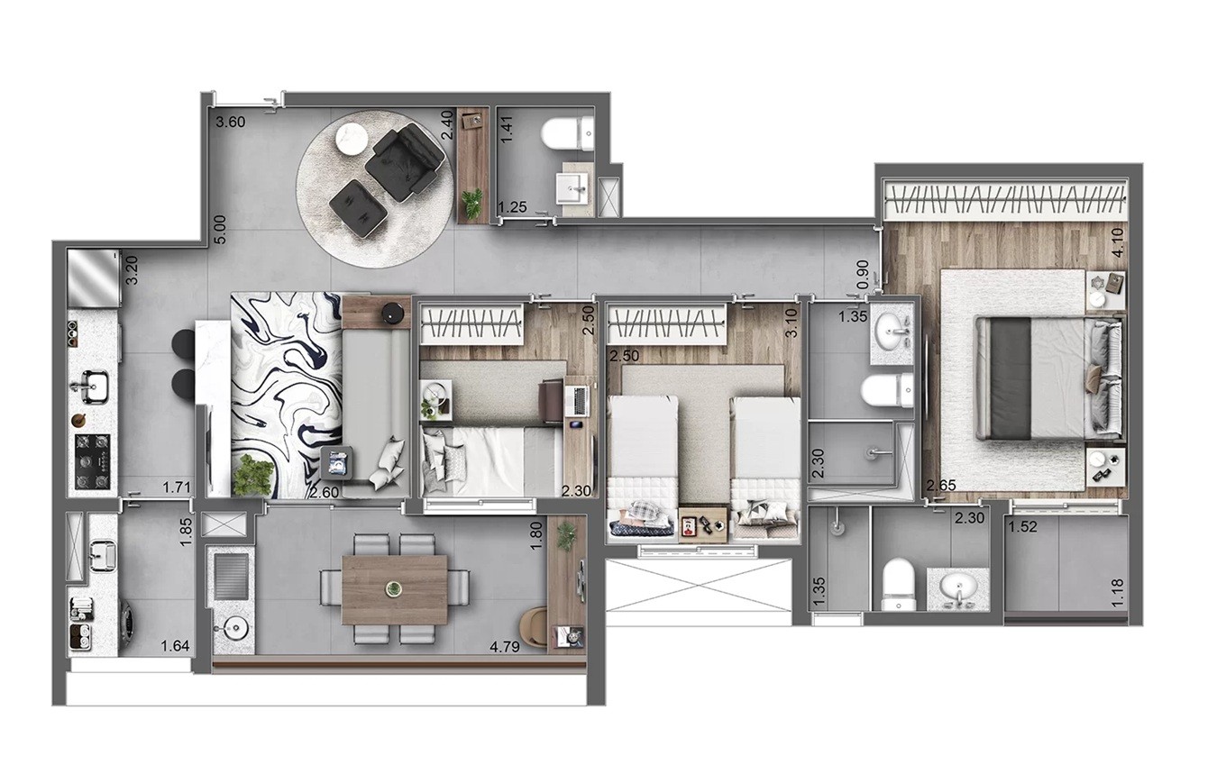 Apartamento, 3 quartos, 2489 m² - Foto 30