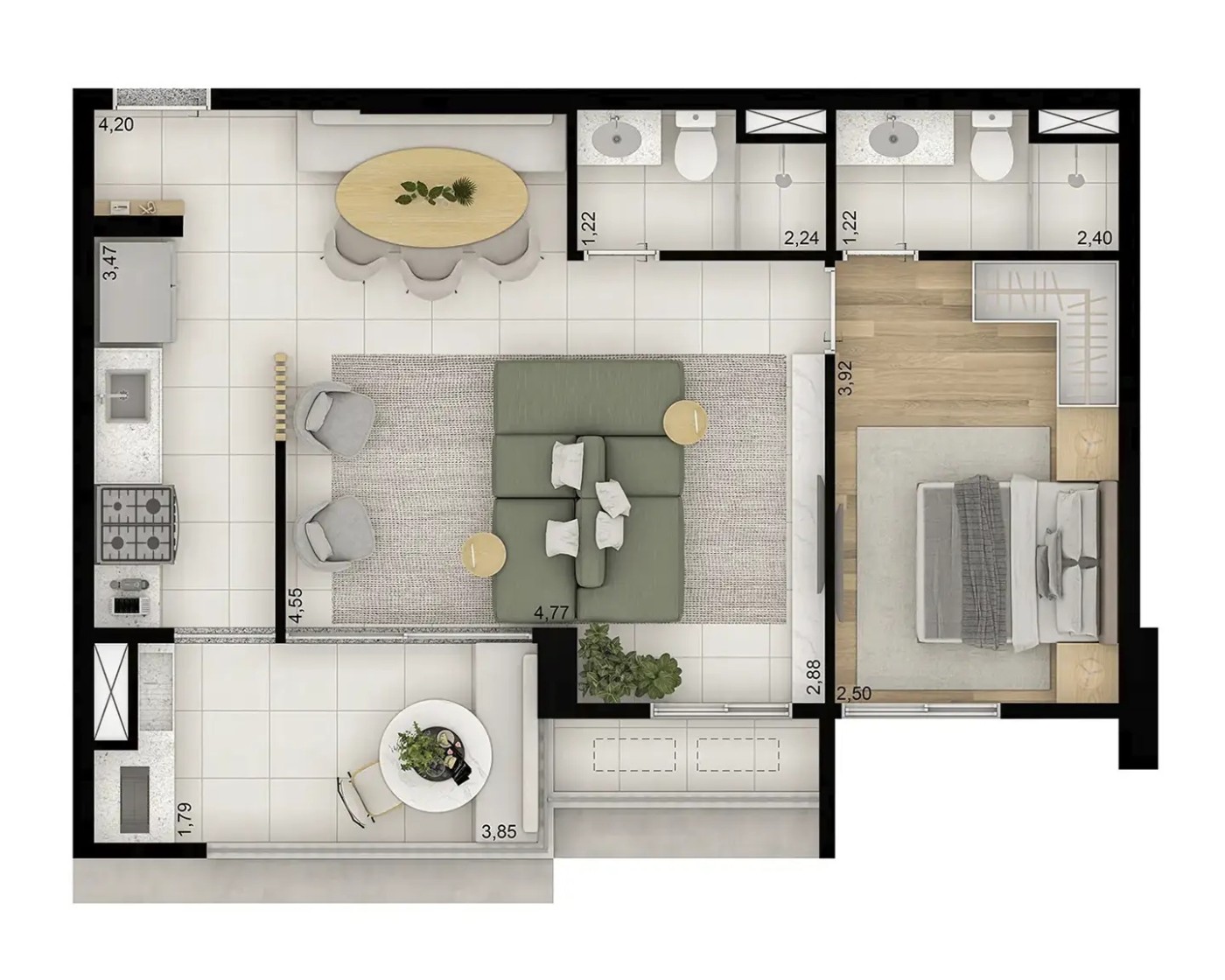 Apartamento, 3 quartos, 3077 m² - Foto 29
