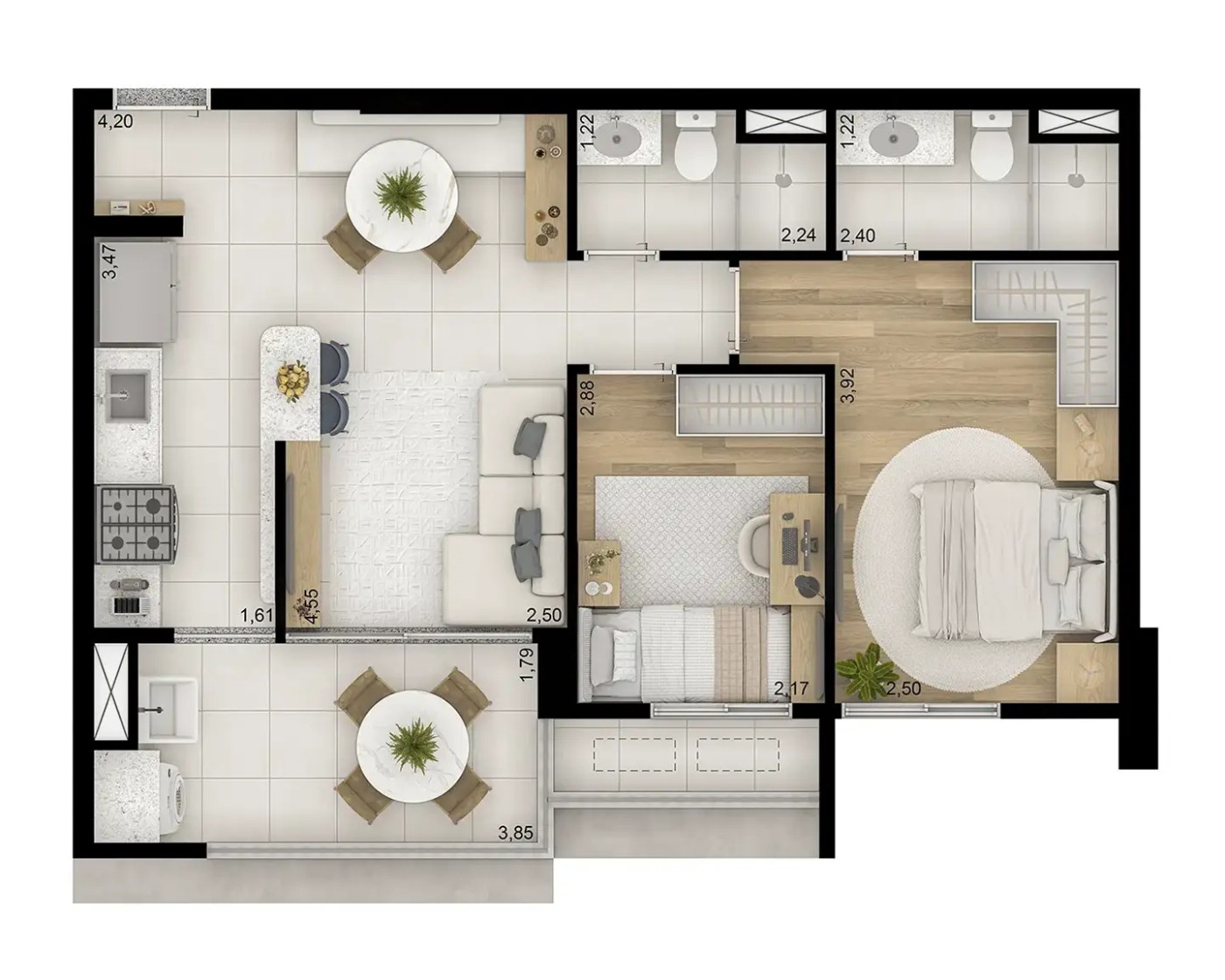 Apartamento, 3 quartos, 3077 m² - Foto 27