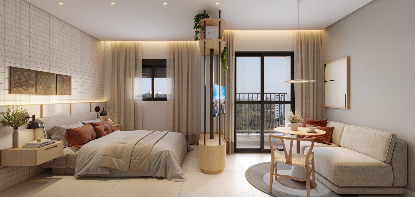 Apartamento, 1 quarto, 2429 m² - Foto 3