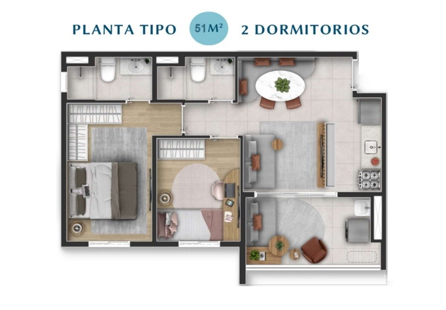 Apartamento, 2 quartos, 2651 m² - Foto 49