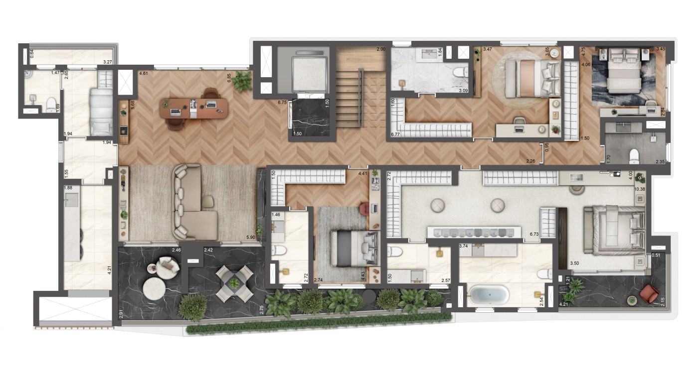 Apartamento, 4 quartos, 156263 m² - Foto 48