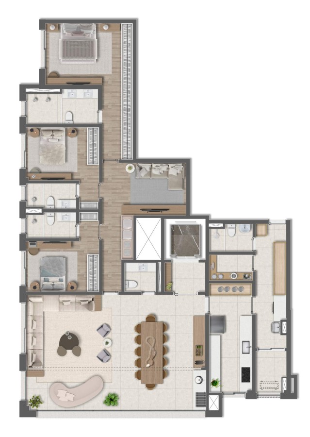 Apartamento, 4 quartos, 191464 m² - Foto 40
