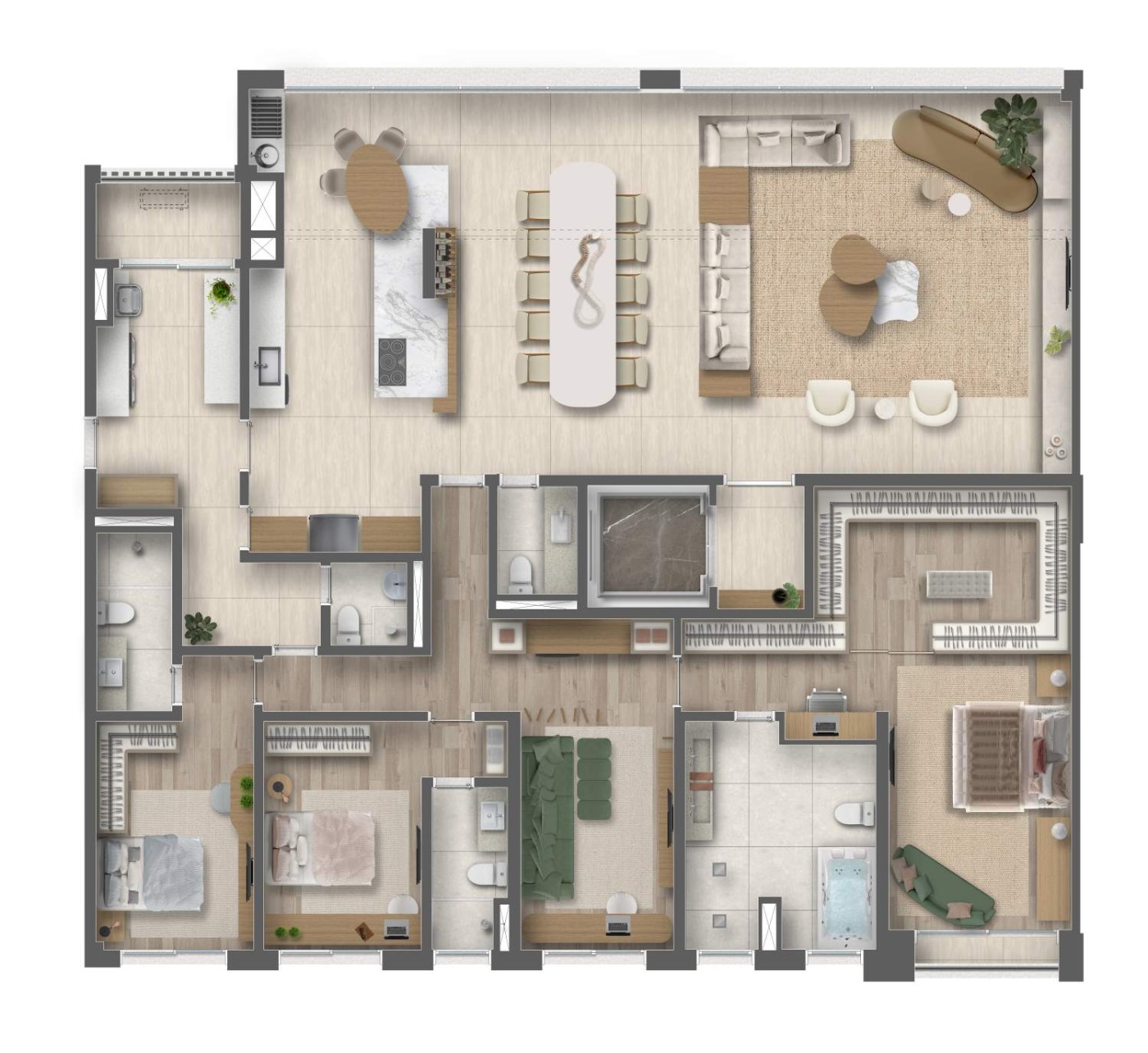 Apartamento, 4 quartos, 191464 m² - Foto 41