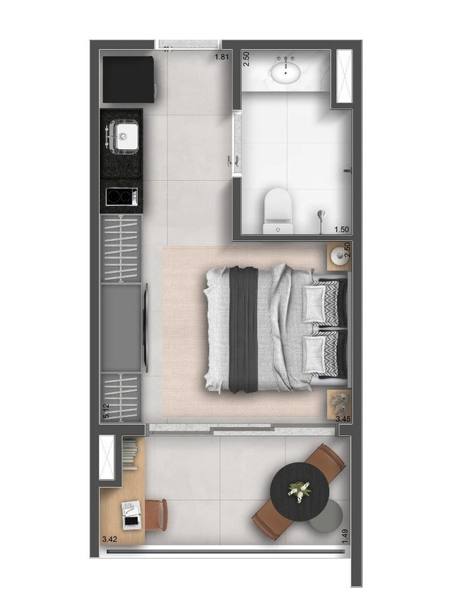 Apartamento, 2 quartos, 2540 m² - Foto 25