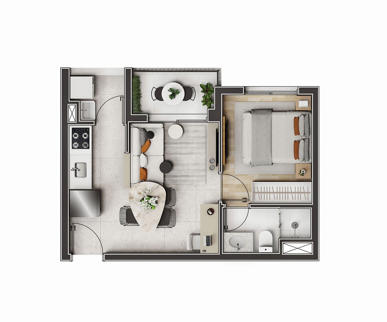 Apartamento, 2 quartos, 3552 m² - Foto 14