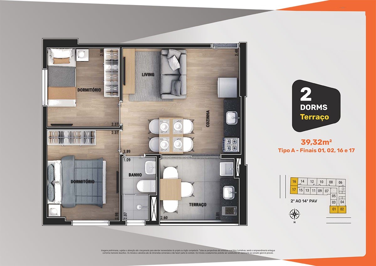 Apartamento, 2 quartos, 2749 m² - Foto 31
