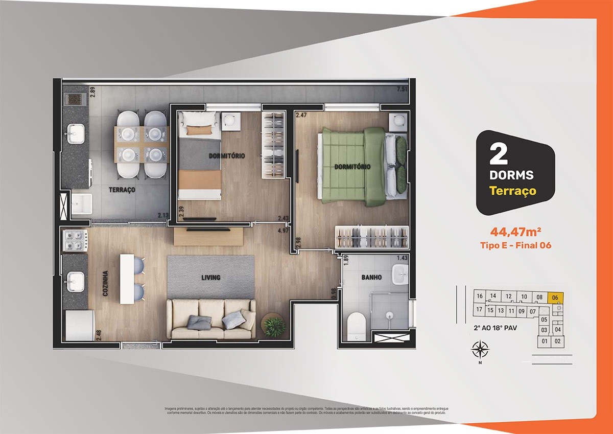 Apartamento, 2 quartos, 2749 m² - Foto 34