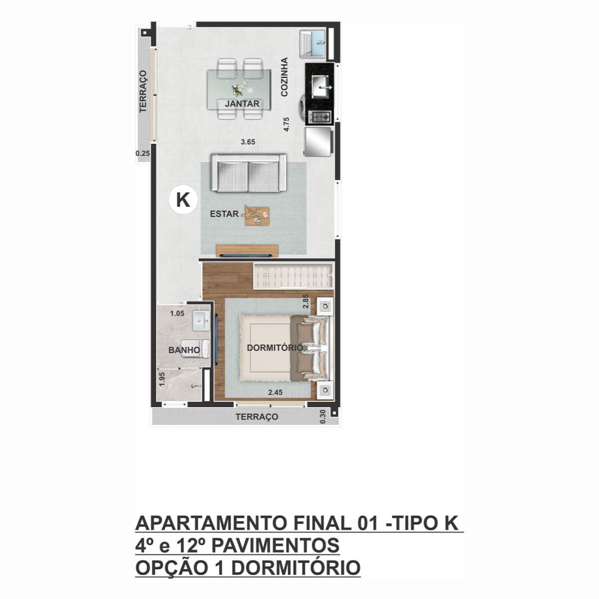 Apartamento, 2 quartos, 2342 m² - Foto 11