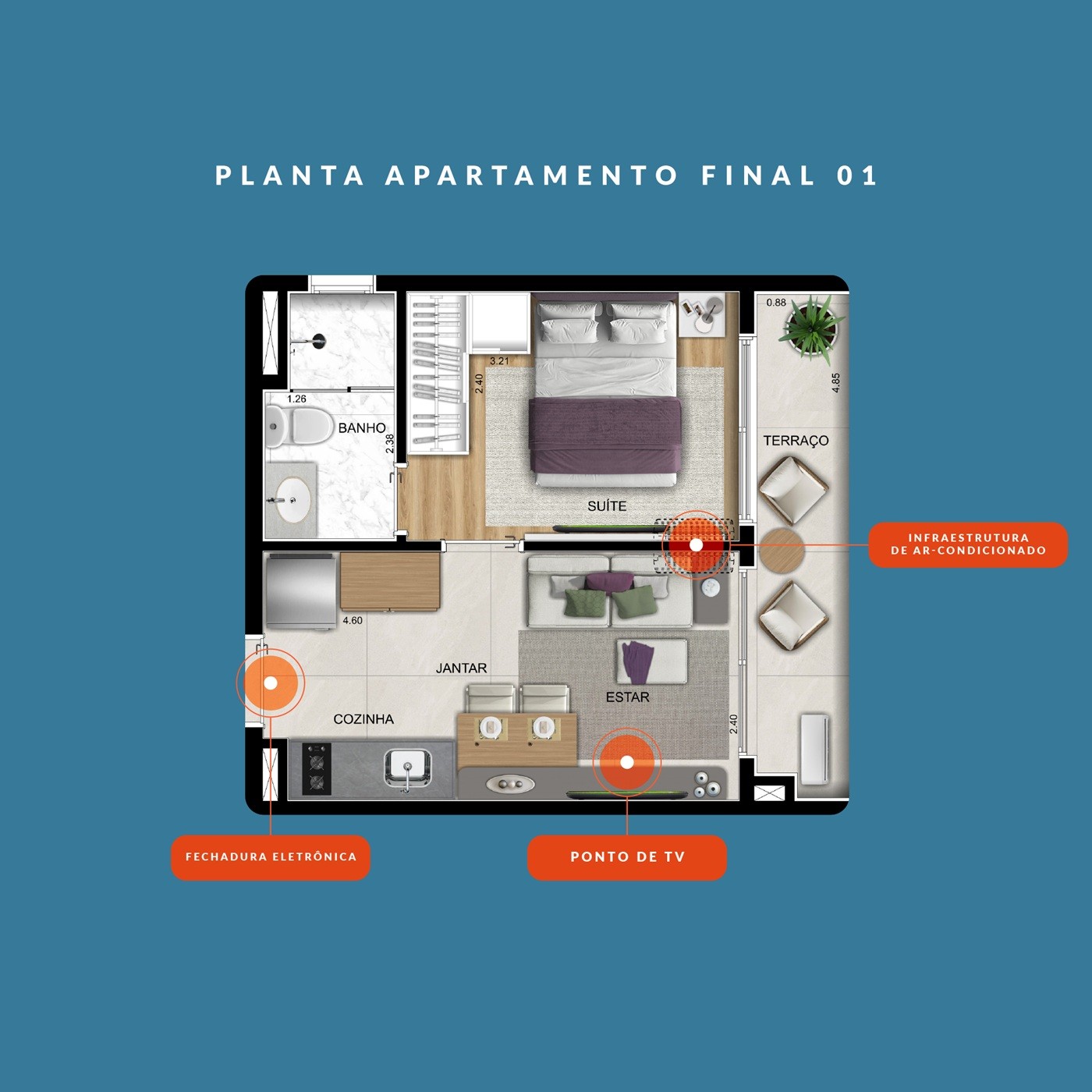 Apartamento, 2 quartos, 3052 m² - Foto 17