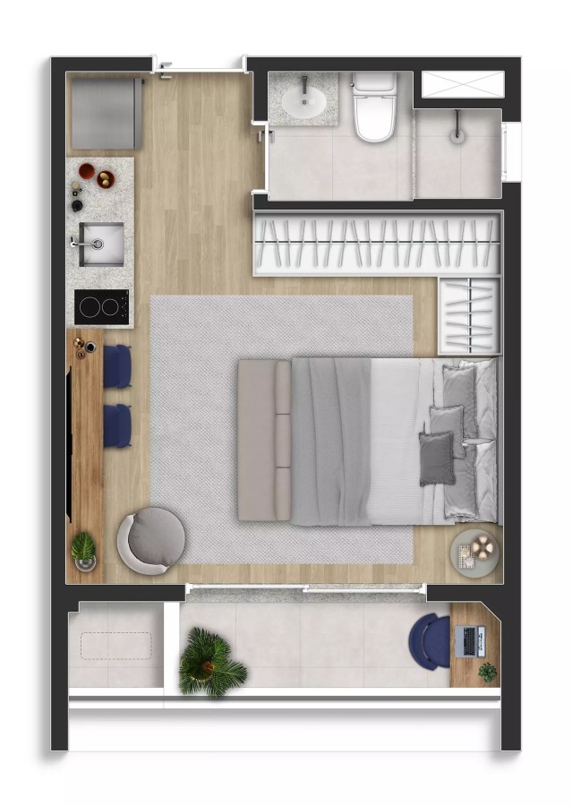 Apartamento, 2 quartos, 2651 m² - Foto 43