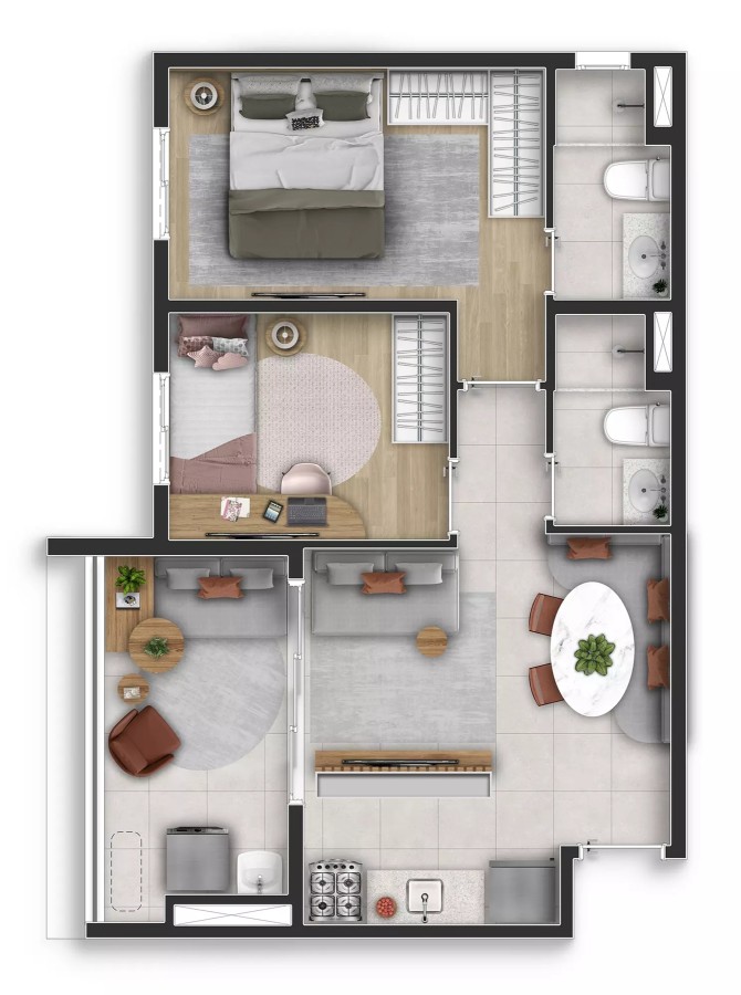 Apartamento, 2 quartos, 2651 m² - Foto 50