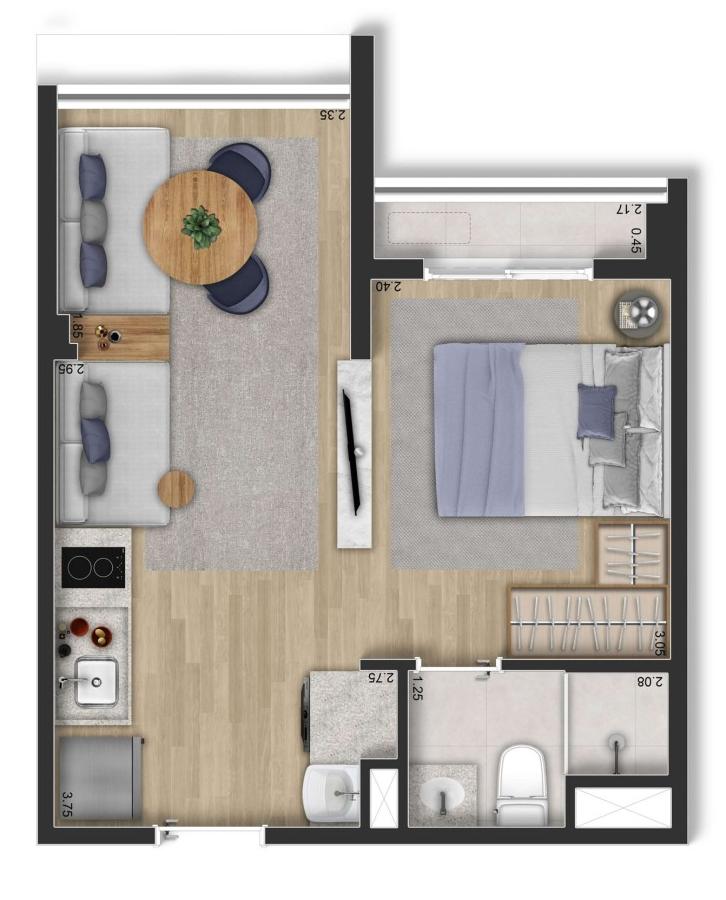 Apartamento, 2 quartos, 2651 m² - Foto 47