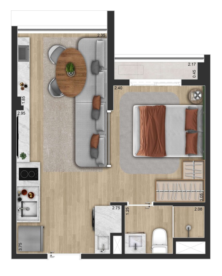 Apartamento, 2 quartos, 2651 m² - Foto 46