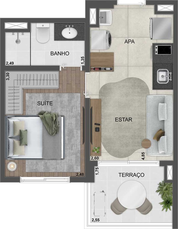 Apartamento, 3 quartos, 2580 m² - Foto 40
