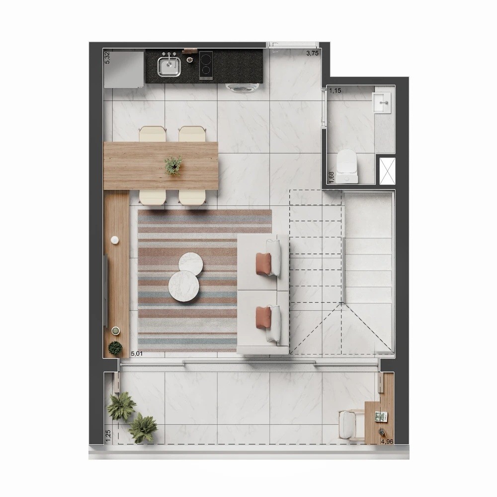 Apartamento, 1 quarto, 2584 m² - Foto 30