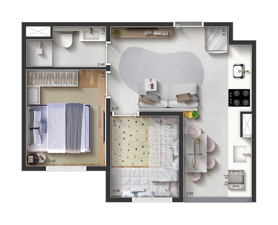 Casa, 2 quartos, 2542 m² - Foto 22