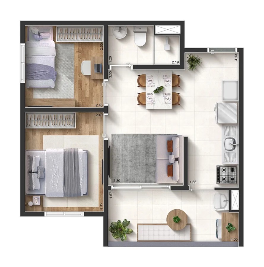 Casa, 2 quartos, 2542 m² - Foto 26