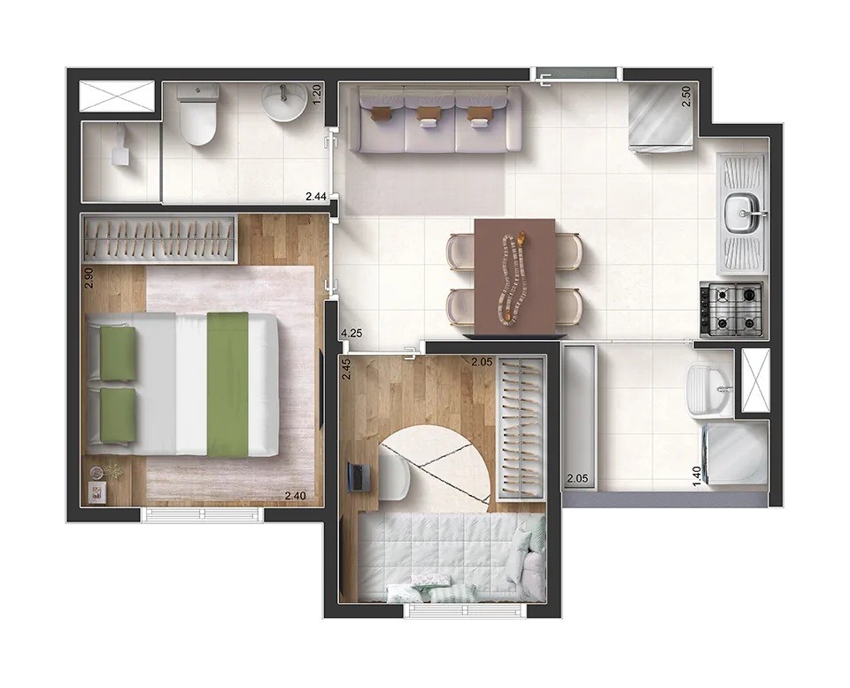 Casa, 2 quartos, 2542 m² - Foto 27