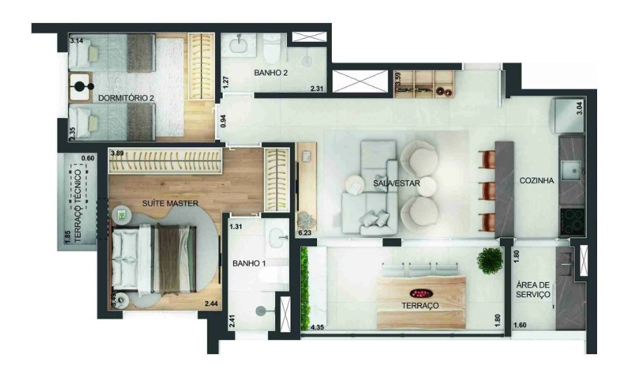 Apartamento, 3 quartos, 2268 m² - Foto 42