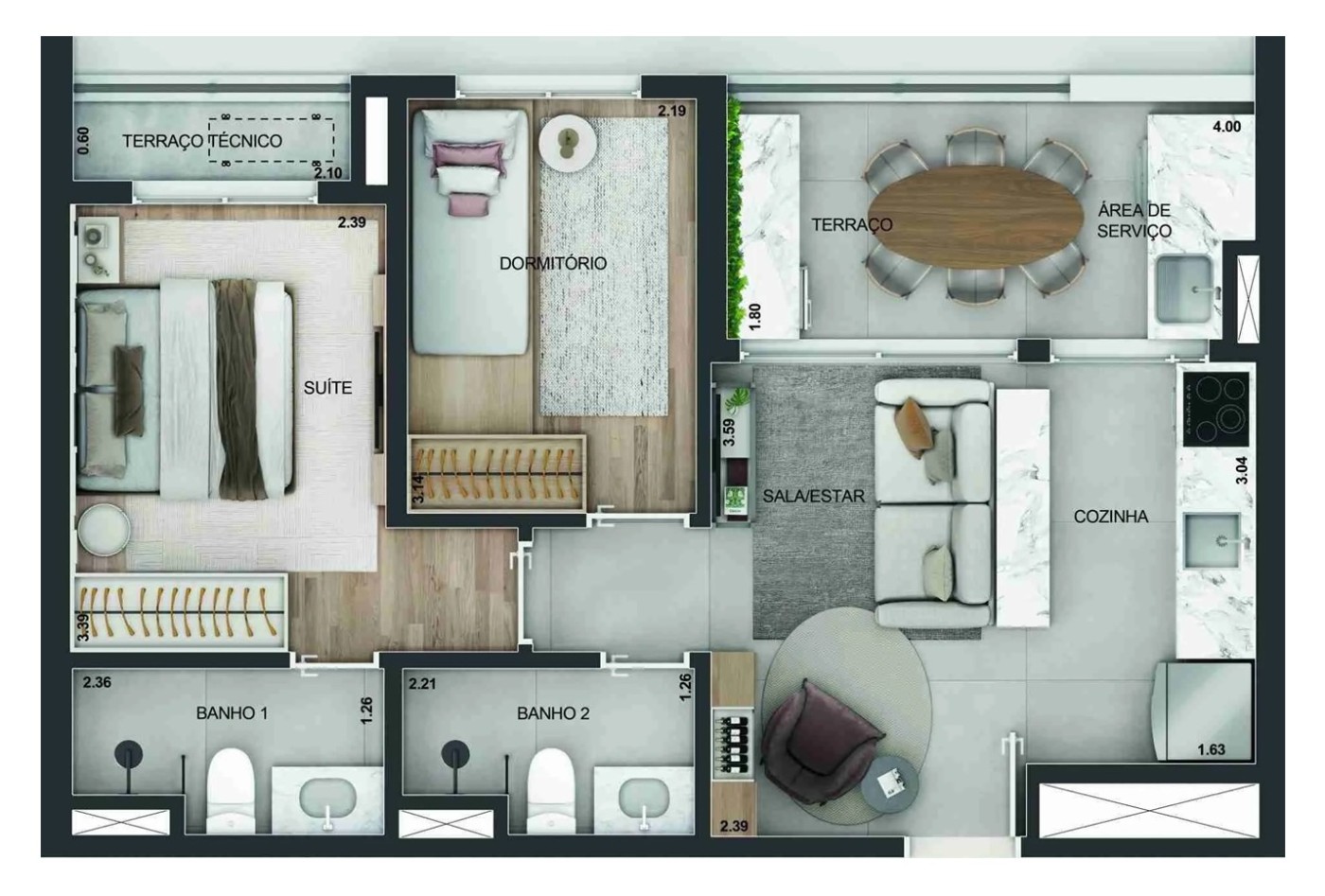 Apartamento, 3 quartos, 2268 m² - Foto 39