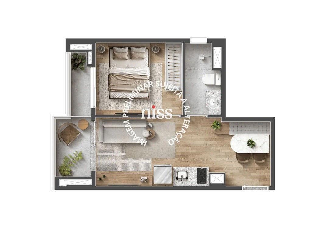 Apartamento, 1 quarto, 2131 m² - Foto 16