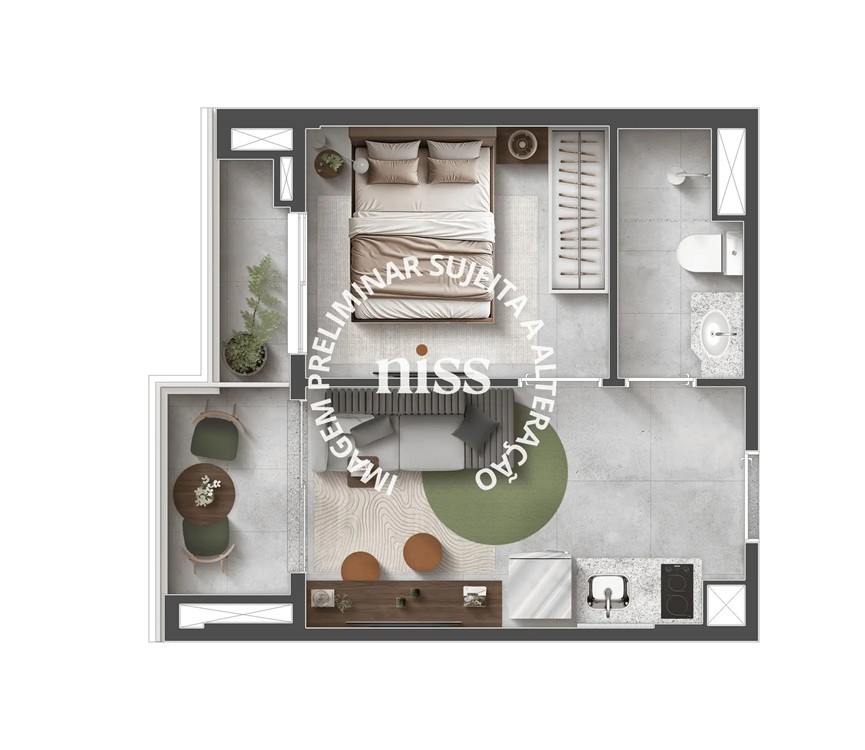 Apartamento, 1 quarto, 2131 m² - Foto 17