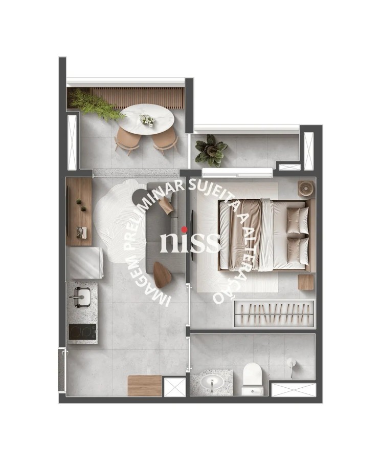 Apartamento, 1 quarto, 2131 m² - Foto 15
