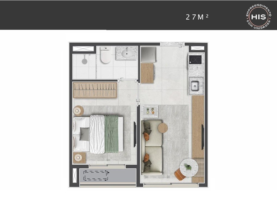 Apartamento, 1 quarto, 2543 m² - Foto 28