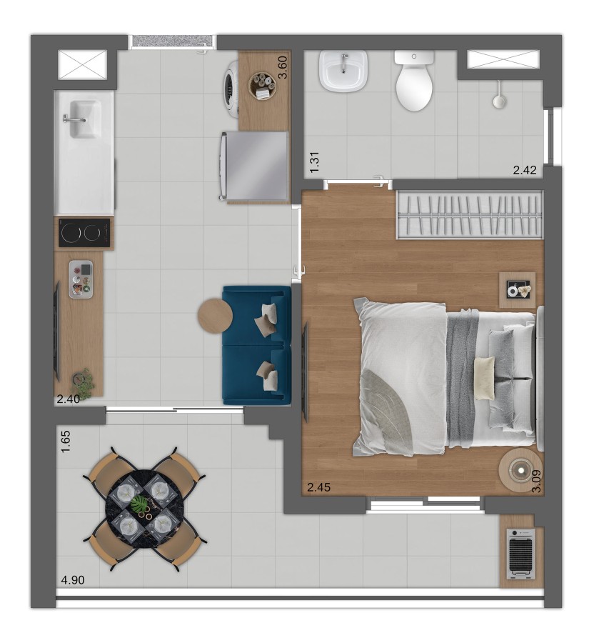 Casa, 2 quartos, 2434 m² - Foto 31