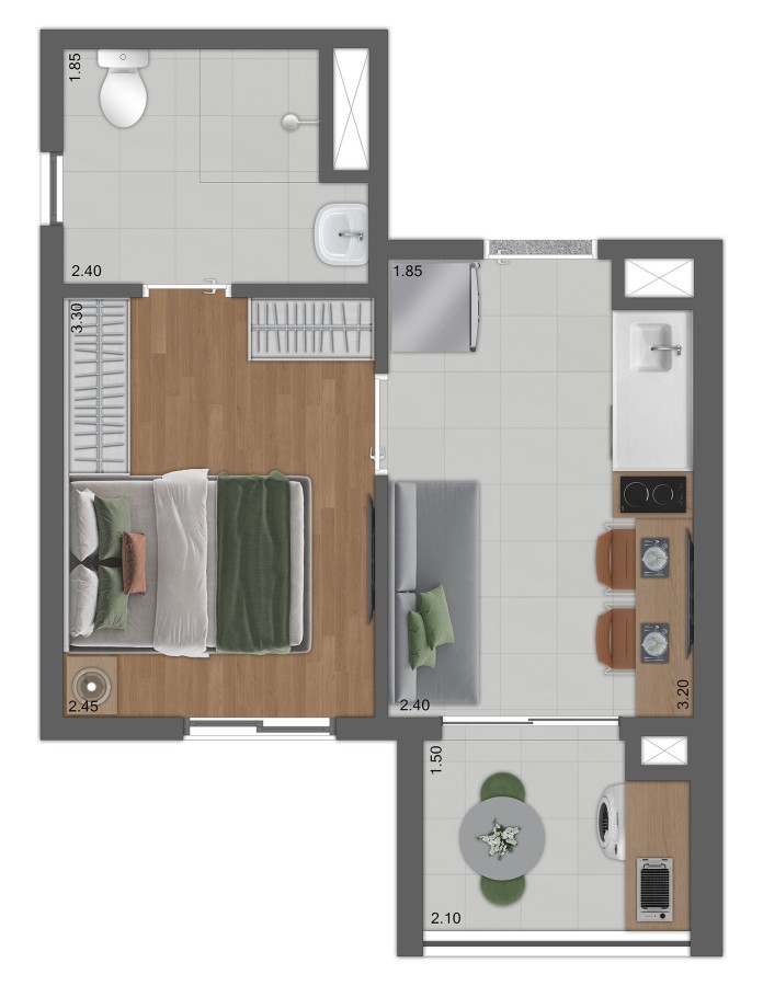 Casa, 2 quartos, 2434 m² - Foto 33